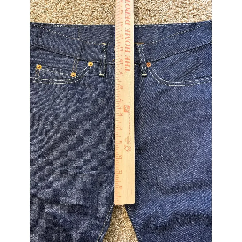 Vintage Levi's Clothing 501Z LVC XX Raw Selvedge Denim Jeans Size 31x34